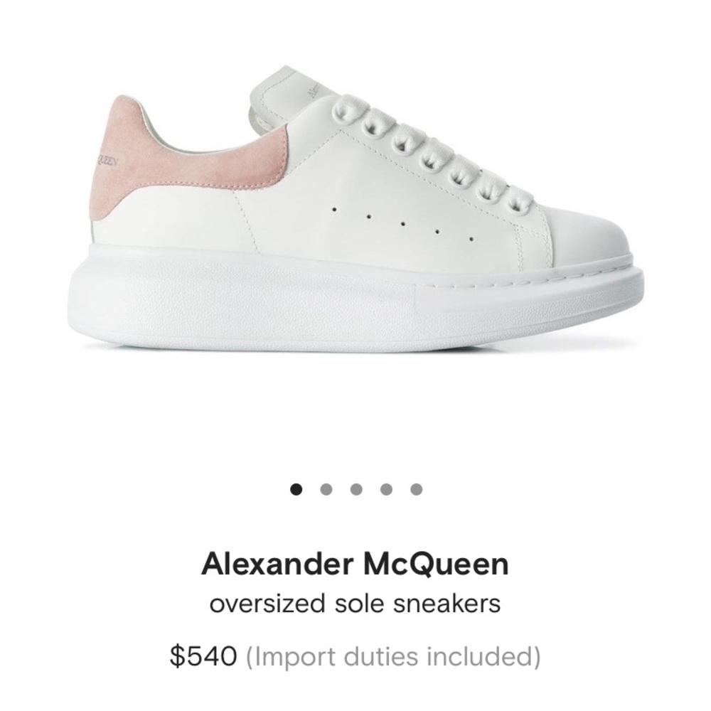Alexander McQueen Oversized Sole Sneakers